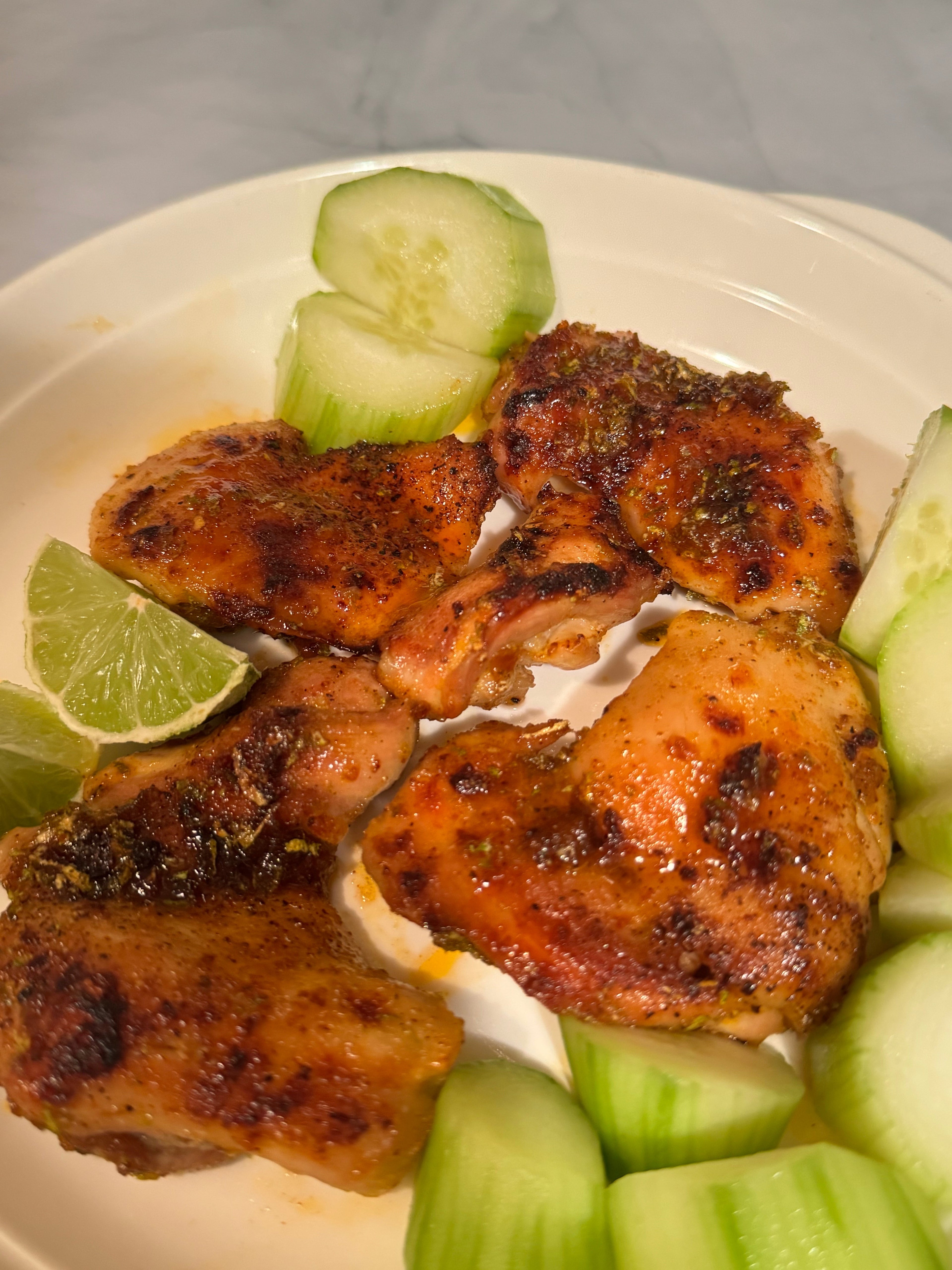 Red Hot Honey Drizzler and Lime Chicken